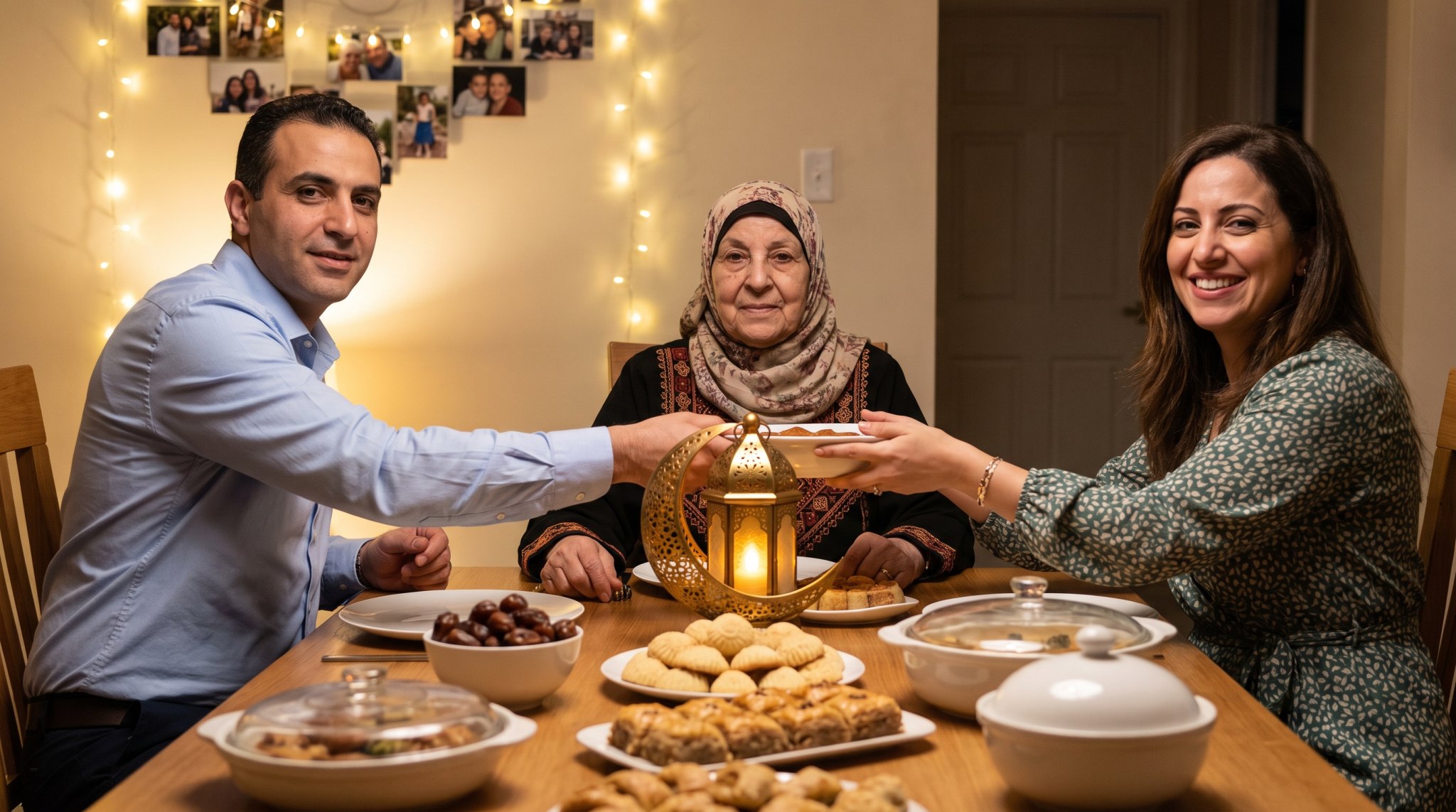Eid dinner at Grandma’s